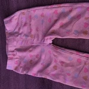 18m girls pants heart print